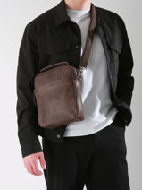 Sac Bandoulire Spider Cuir Etrier Marron spider ESPI732M-vue-porte